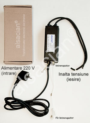 Transformator electronic neon Alsacian® - de interior